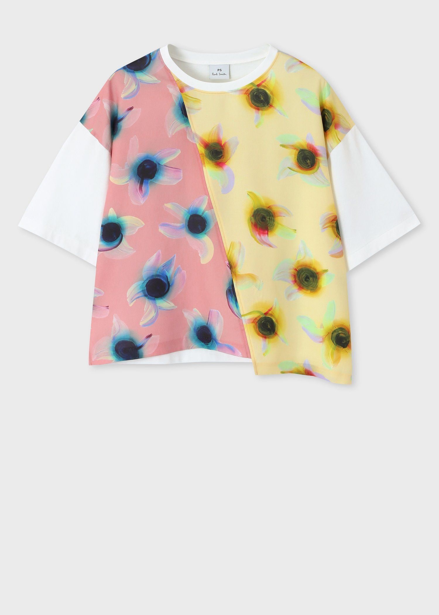 ウィメンズ "Ibiza Sunflower" コンビ 半袖Tシャツ