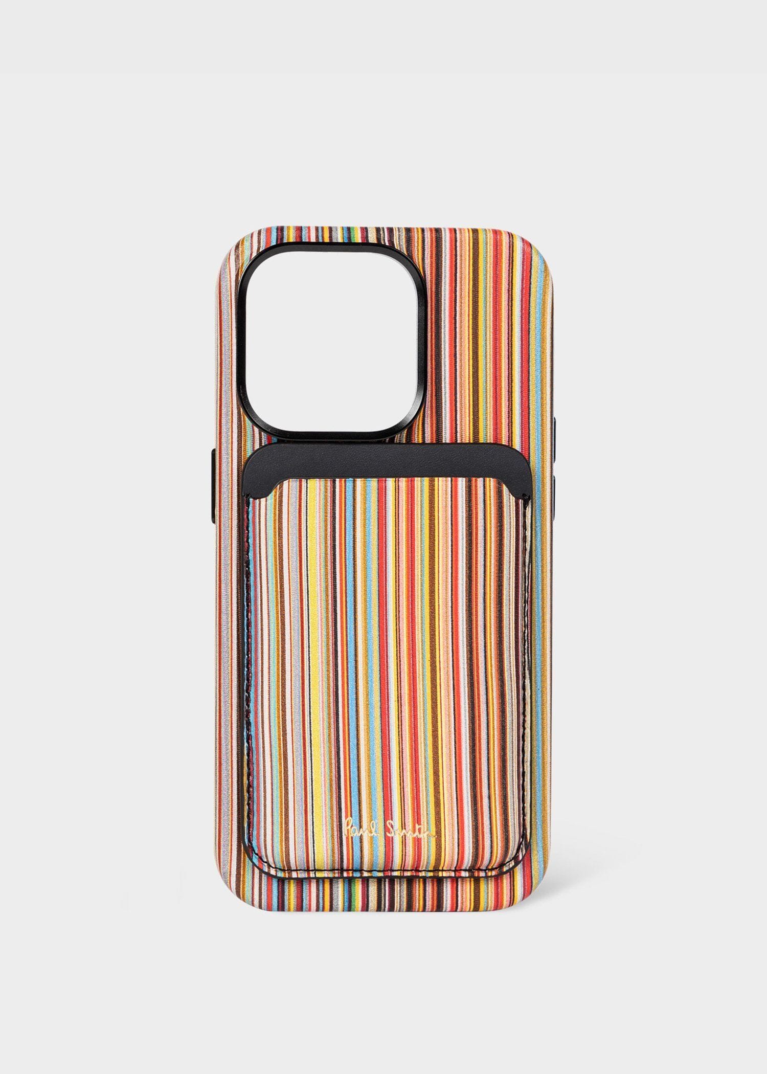 "Signature Stripe" MagSafe iPhone カードケース