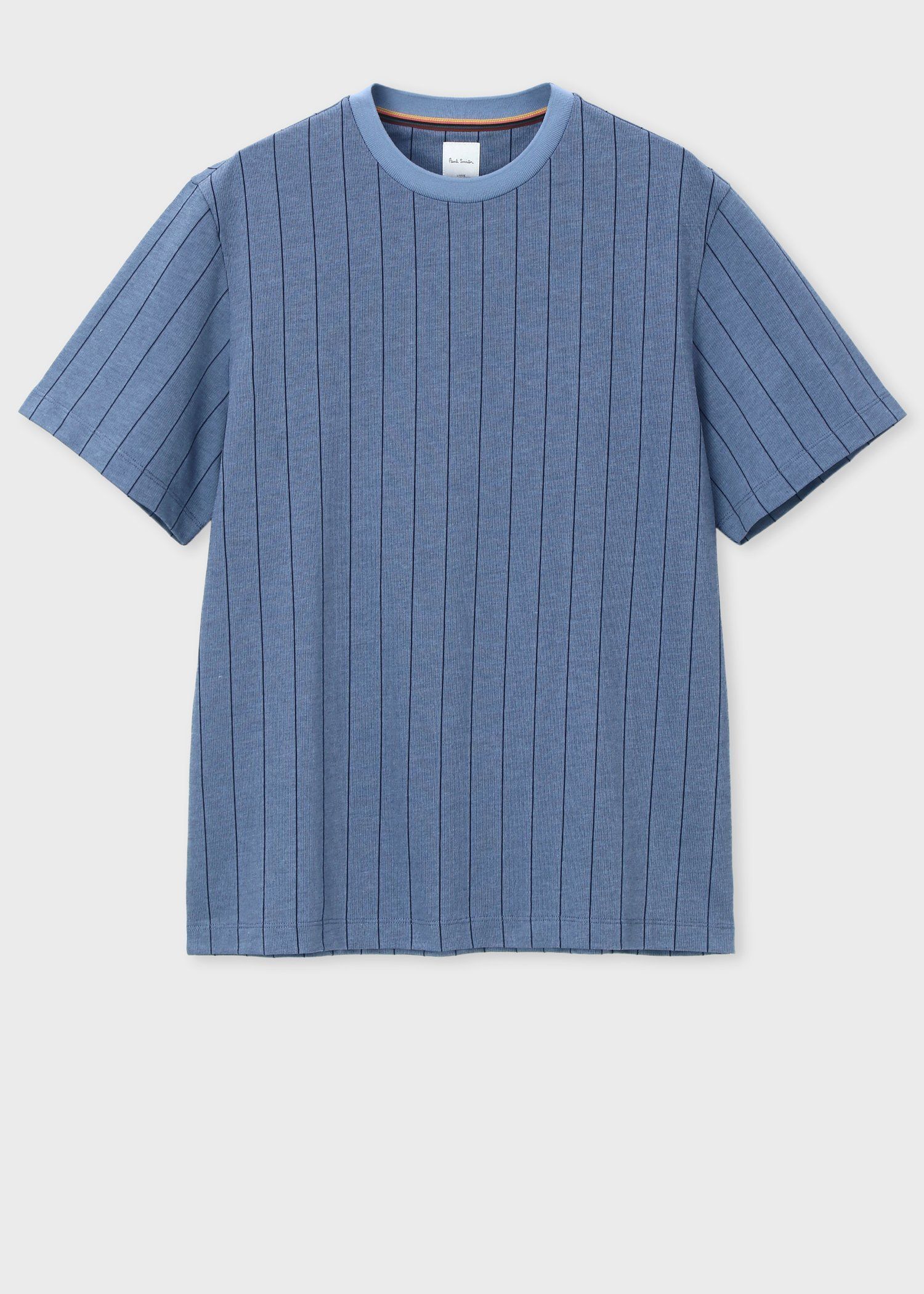 "Jacquard Stripe" 半袖Tシャツ