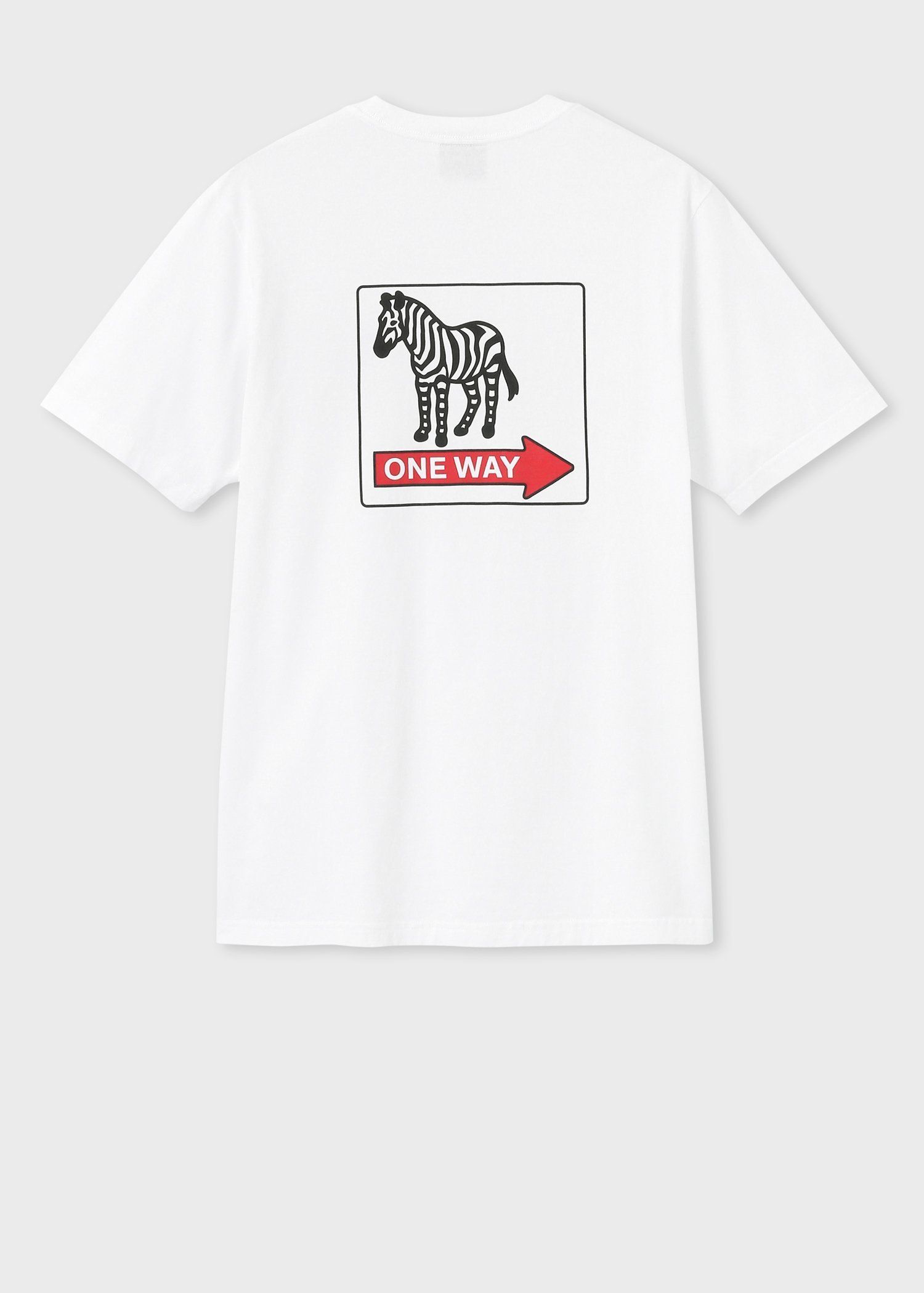 "Zebra ONEWAY" プリントTシャツ