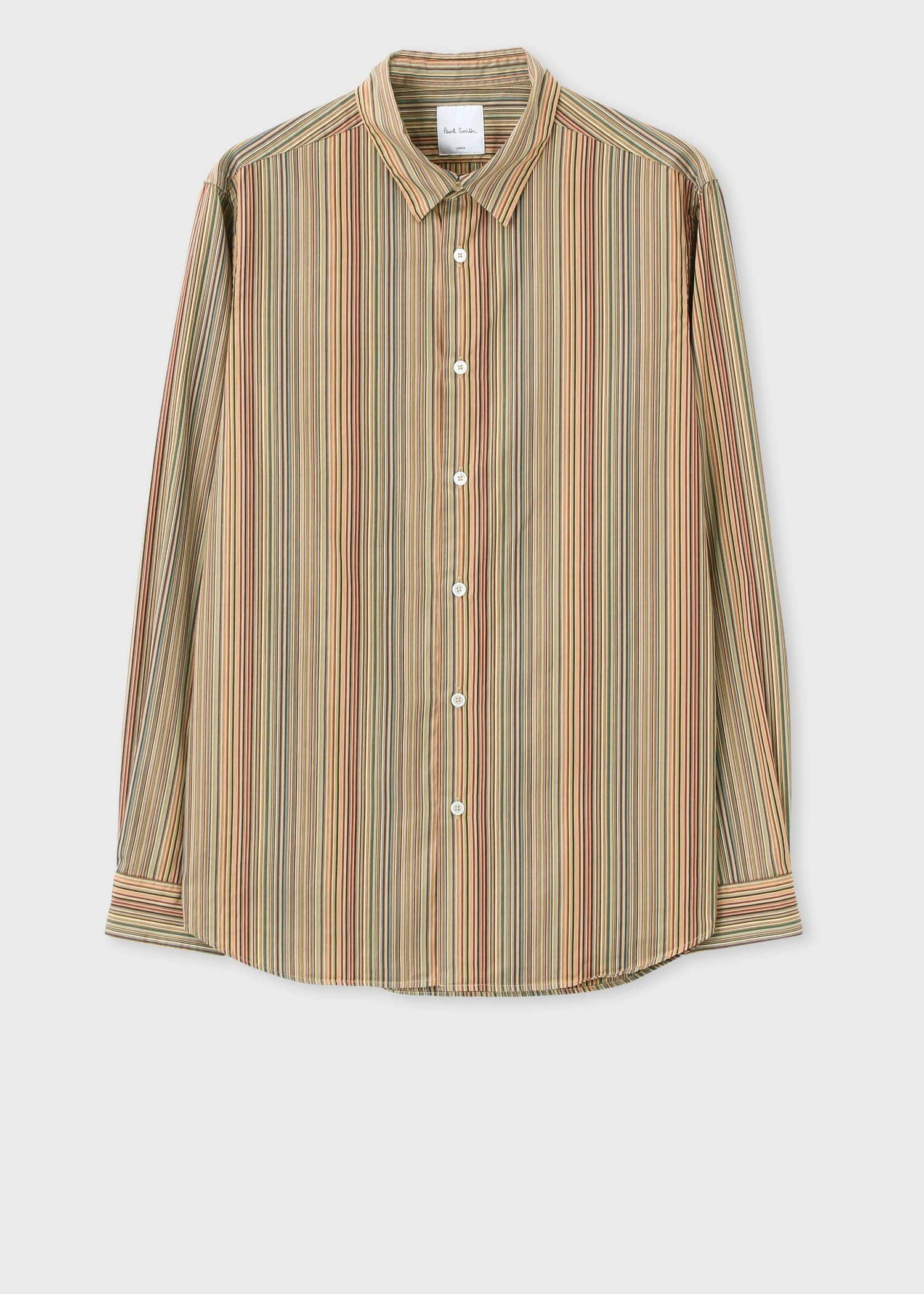 高品質の人気 半袖シャツ ポールスミス Smith Paul 現行 総柄 ボックスタグ トップス