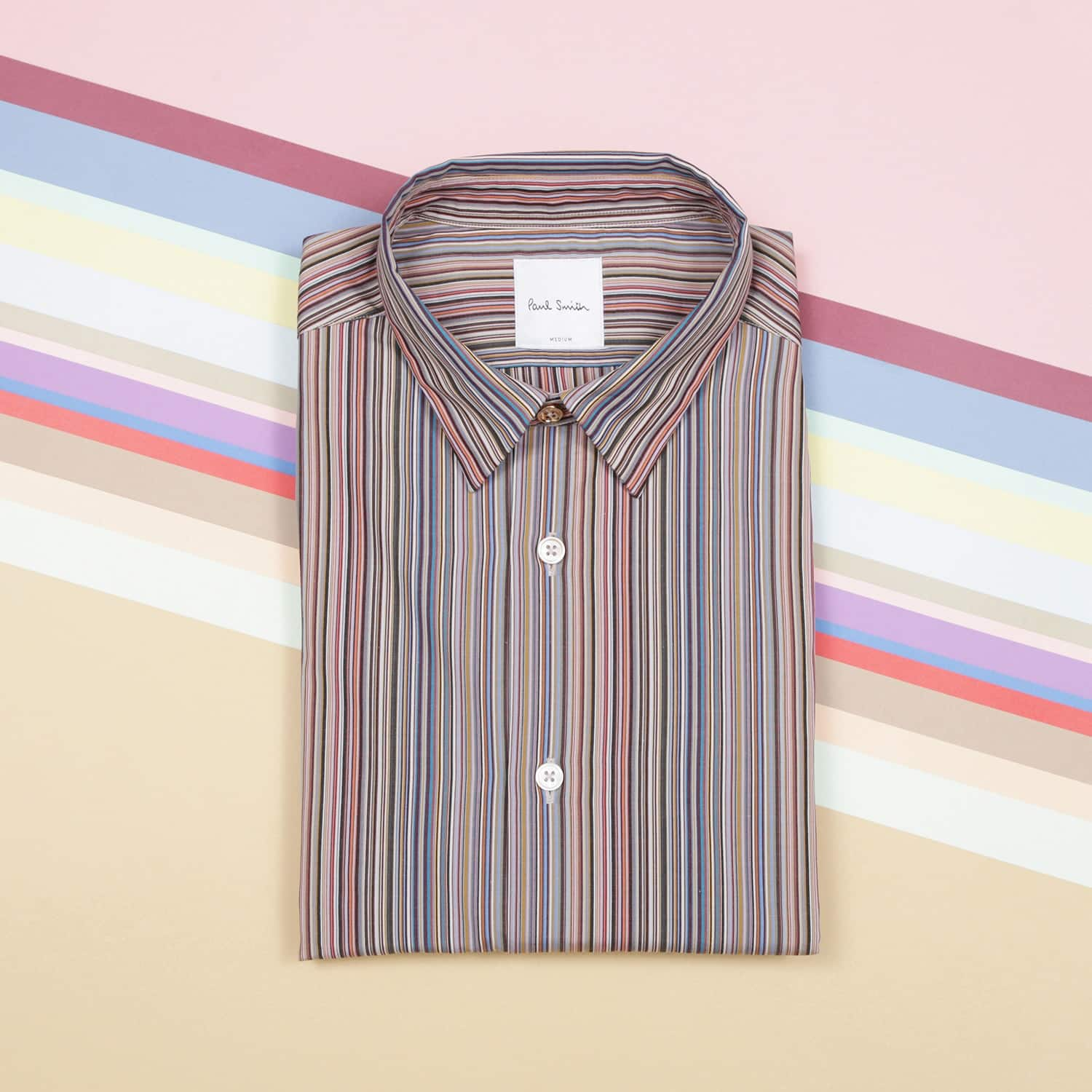 Paul Smith シャツ アーティストストライプポケットシャツ