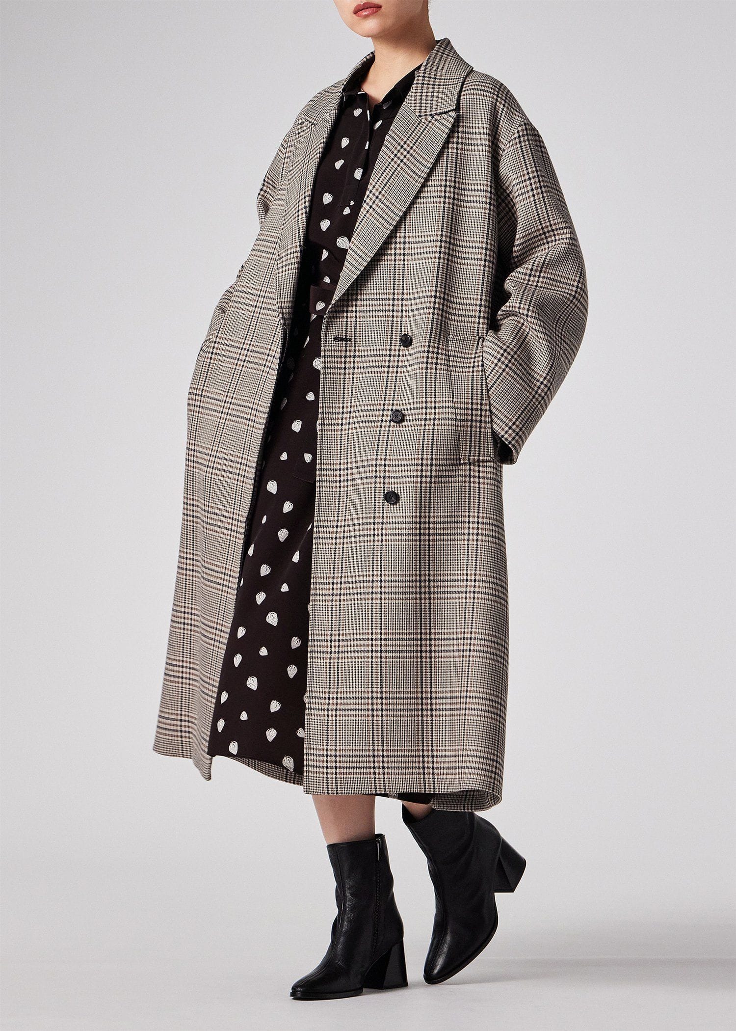 akane ポールスミスブラック レディーススーツ パンツ 裏地柄 格子柄 Paul Smith ONLINE SHOP｜ポール・スミス