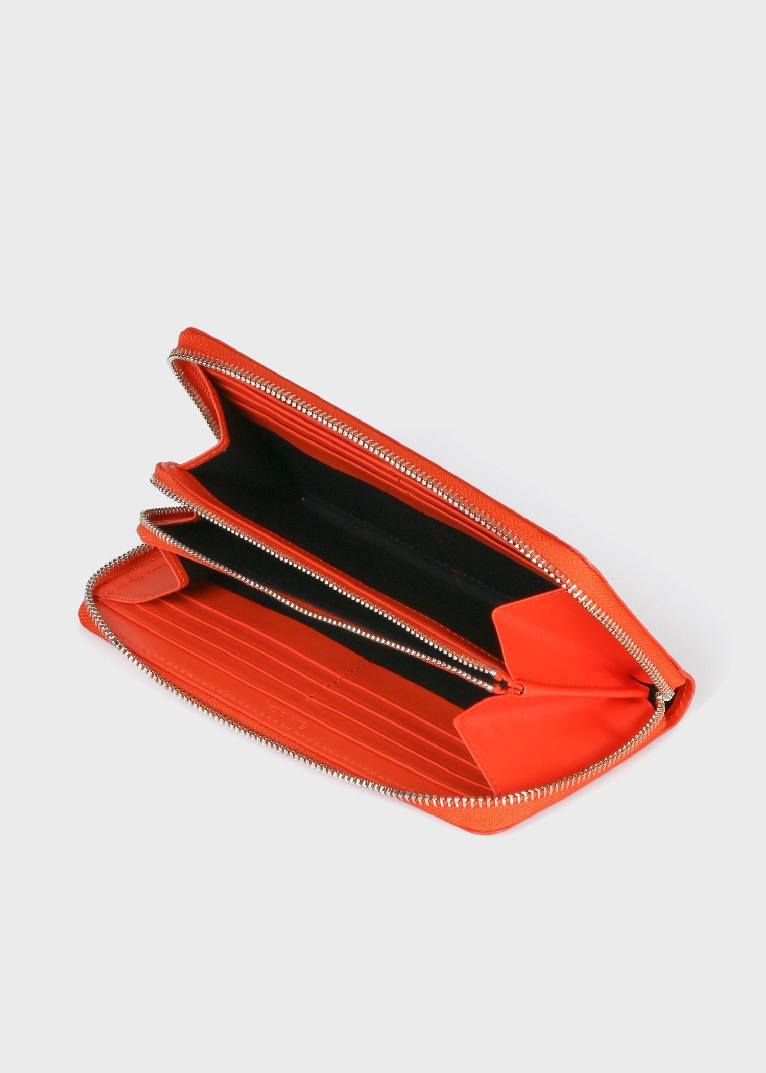 マーケトリーストライプラビット 長財布