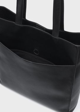 Paul Smith/ポールスミス/トートバッグ/ブランデッドカラーエッジトートバッグ/873922/牛革/ブラック
