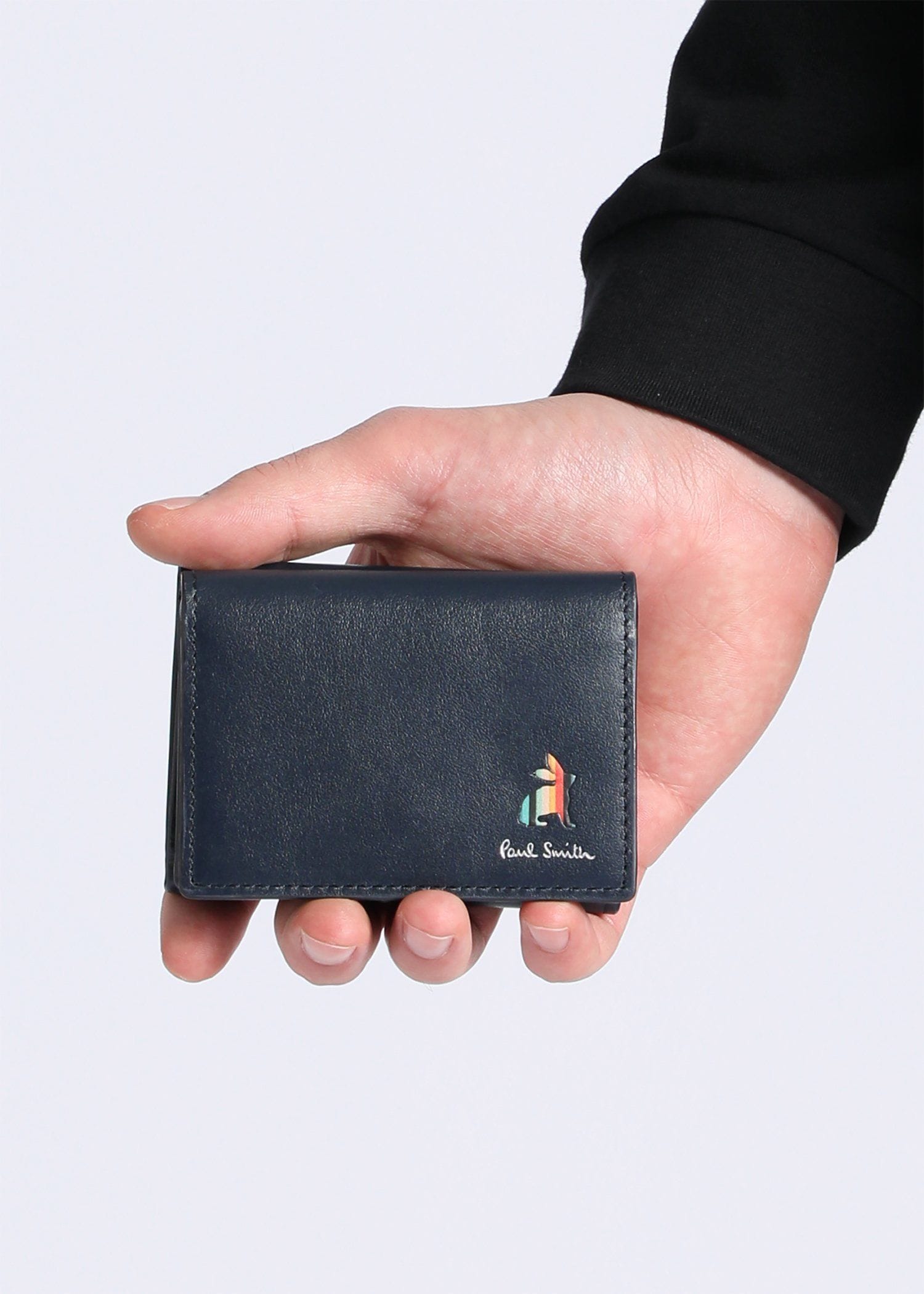 ポールスミス 三つ折財布 ネイビー - 折り財布