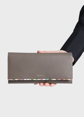 マーガレットプリントトリム 長財布 / 845008 W564（財布