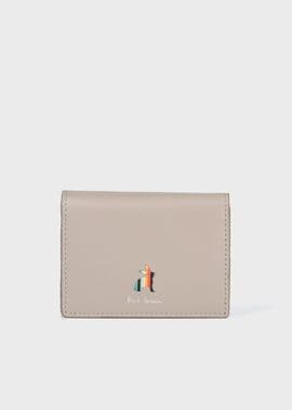 マーケトリーストライプラビット 3つ折り財布