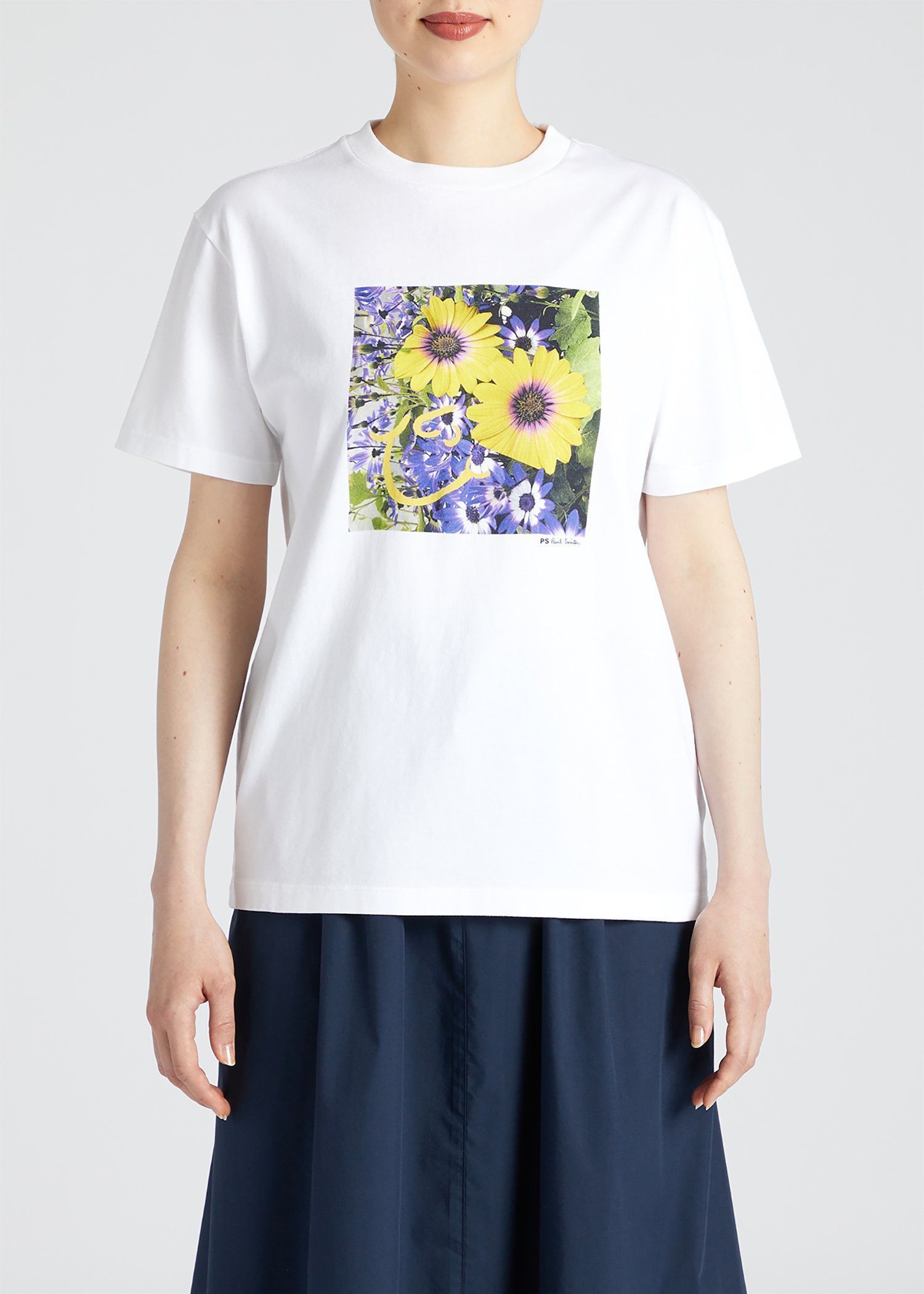 ウィメンズ 【Taken by Paul】 “Flower Face” 半袖Tシャツ ｜ポール 