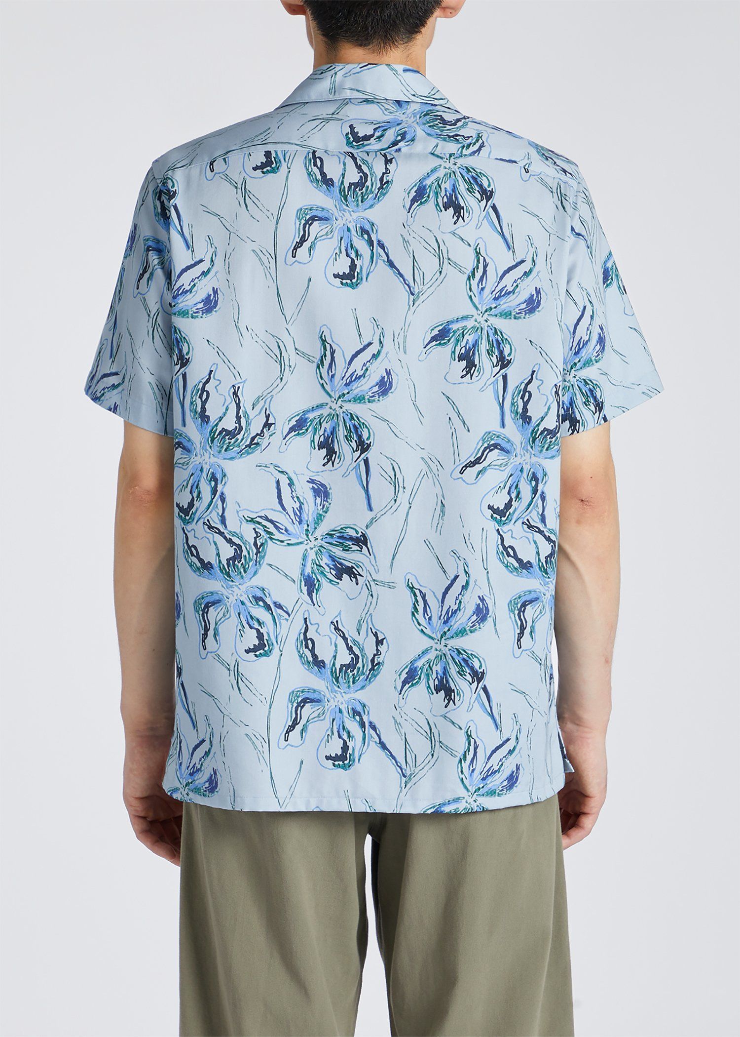 "Gladiolus" オープンカラーシャツ