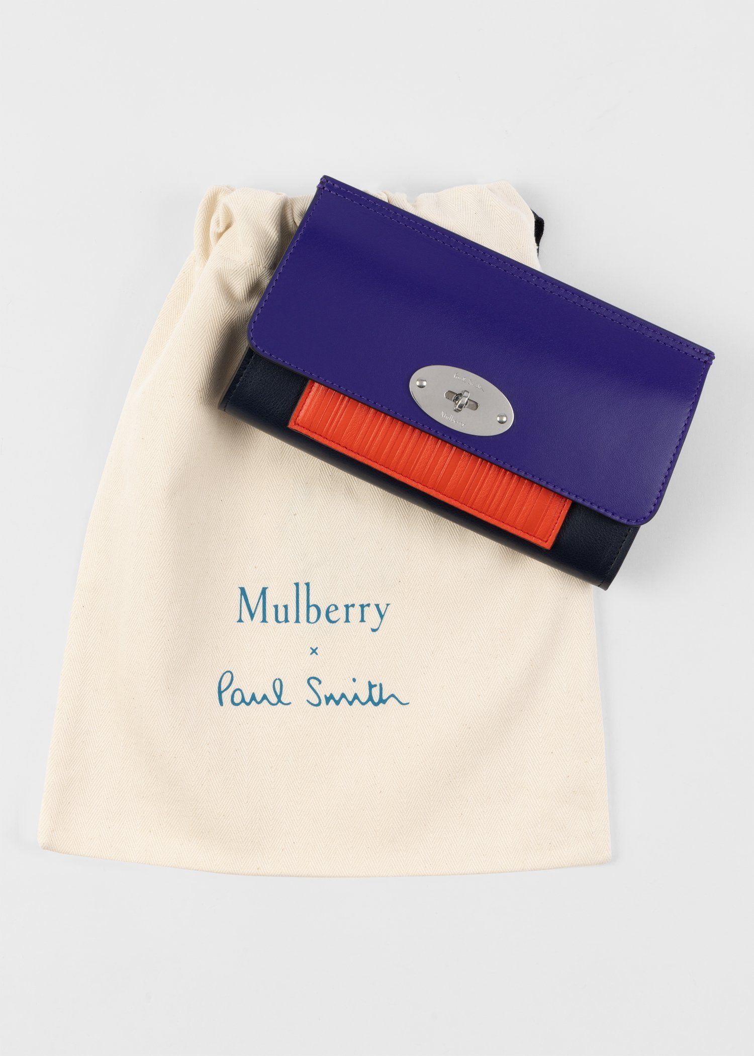 "Mulberry × Paul Smith" アントニークリップ バッグ