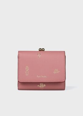 ミックスドゥードゥル 3つ折りがま口財布