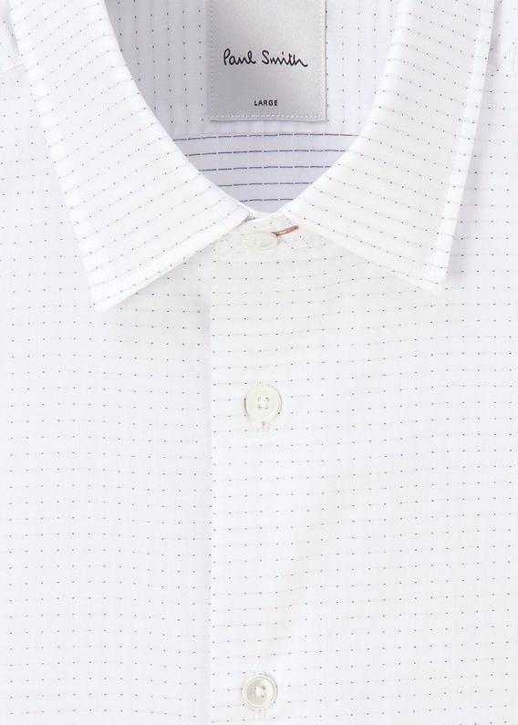 【美品】ポールスミス コレクション　メンズドレスシャツ Mサイズ（ホワイト）