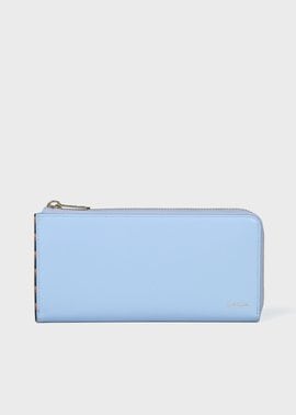 ブライトストライプトリム 長財布
