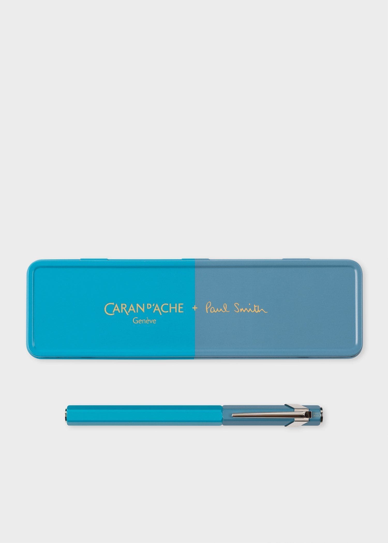 福袋 Caran d'Ache + Paul Smith - 849 万年筆（ブルーグリーン ノート・メモ帳