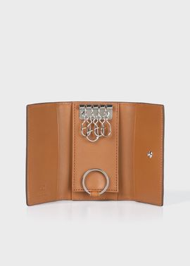 B06621 超美品 ポールスミス ベジタンレザー キーケース ケース ベジタン キーケース ｜ポール・スミス