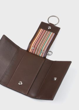 042③ 新品 ポールスミス ベジタン ラウンドジップ ミニ財布 キーケース 042④ 新品 ポールスミス ベジタン ラウンドジップ ミニ財布 キーケース