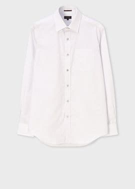 コットンツイル ドレスシャツ（ライトベージュ） ｜ポール・スミス