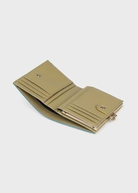 マーケトリースワールラビット がま口2つ折り財布（グレイッシュ