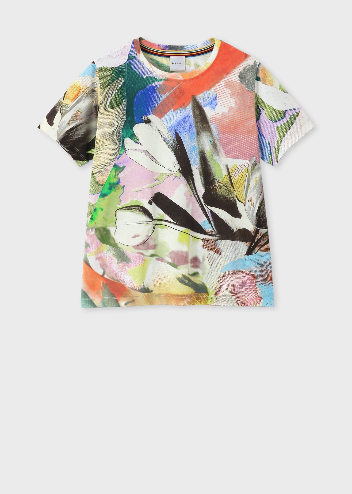 ウィメンズ "Fabric Floral Collage" 半袖Tシャツ