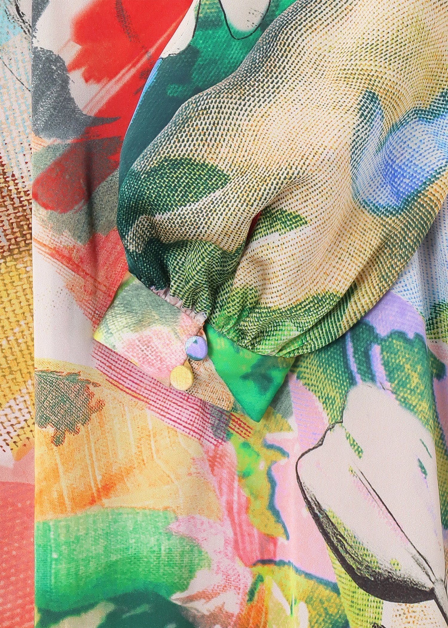 ウィメンズ "Fabric Floral Collage" ワンピース