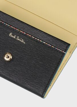 カラードエッジ 名刺入れ（ブラック） ｜ポール・スミス