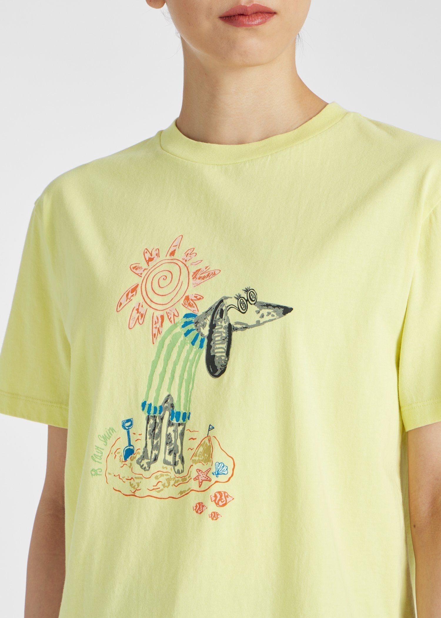 ウィメンズ "Beach Dog" 半袖Tシャツ
