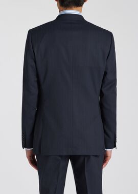 美品 ポールスミス paulsmith ブラックスーツ ストライプ 早い者