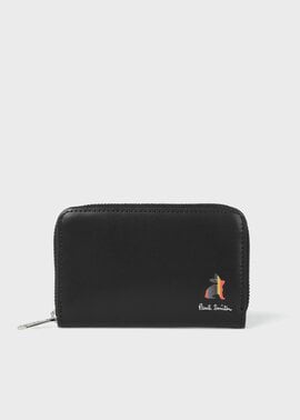 新品 ポールスミス キーケース マーケトリーストライプラビット 黒 ブラック Paul Smith】マーケトリーストライプラビット キーケース (Paul