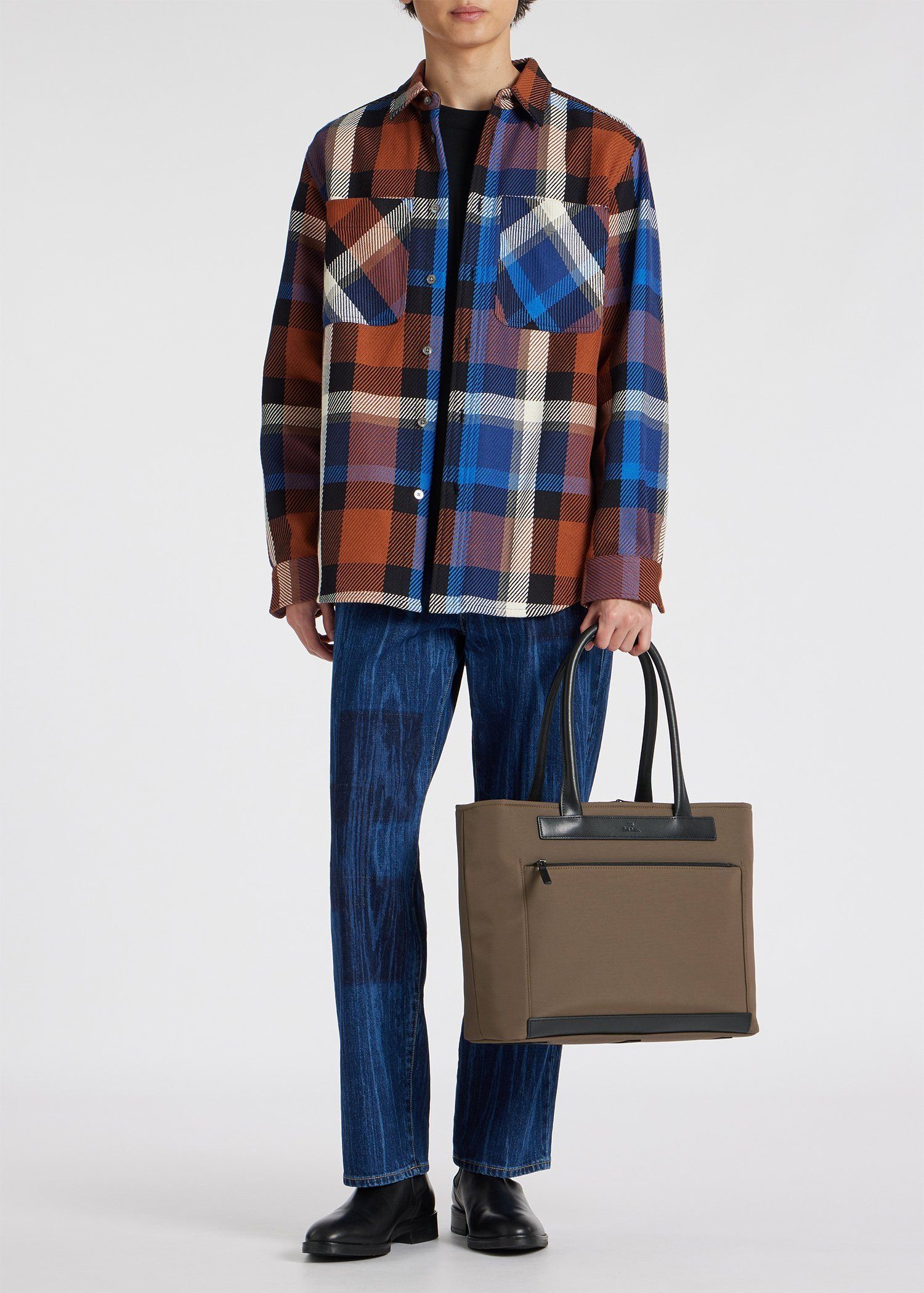 PS Paul Smith ビジネス ナイロン トートバッグ