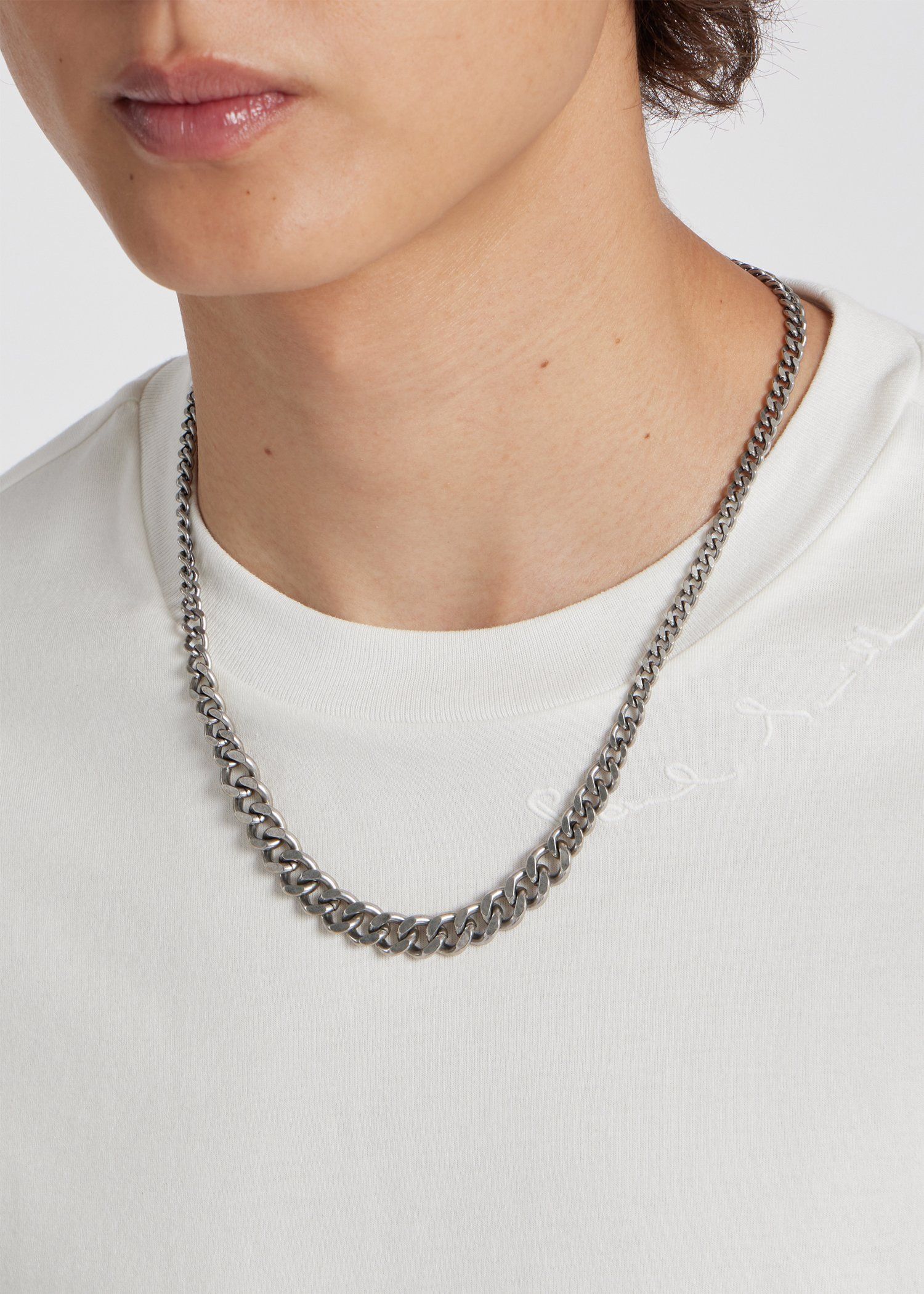 "Flat Link Chain" ネックレス