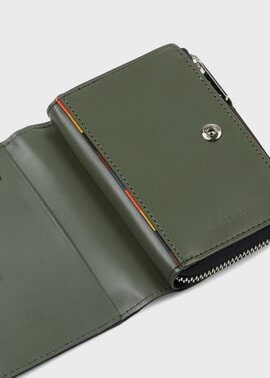 ブライトストライププラー コイン＆キーケース（ネイビー） ｜ポール