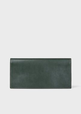 工場直売 ワックスレザー 長財布（グリーン） ｜ポール・スミス 小物