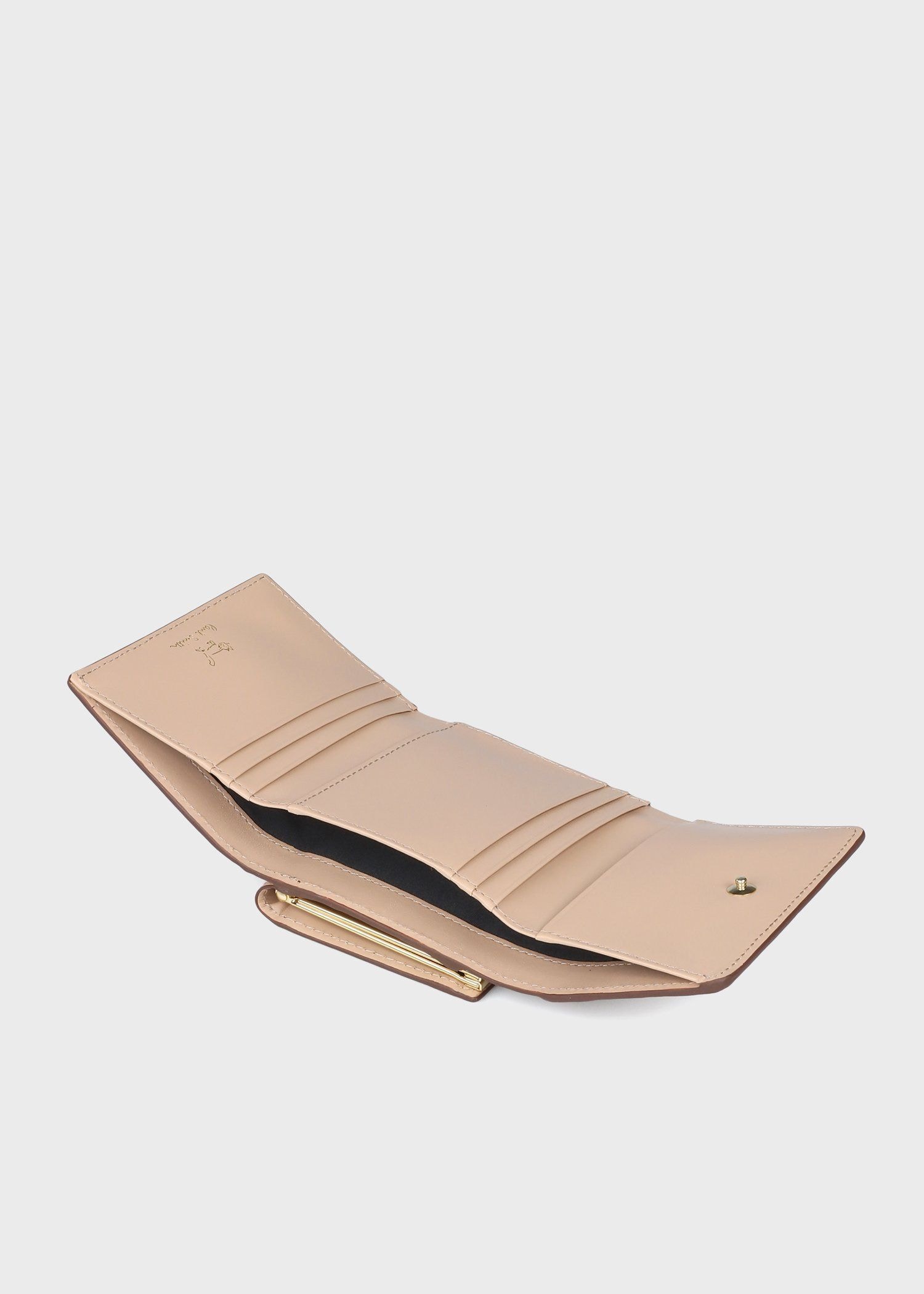 ミックスドゥードゥル ３つ折りがま口財布
