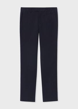 コットンネル テーパードパンツ