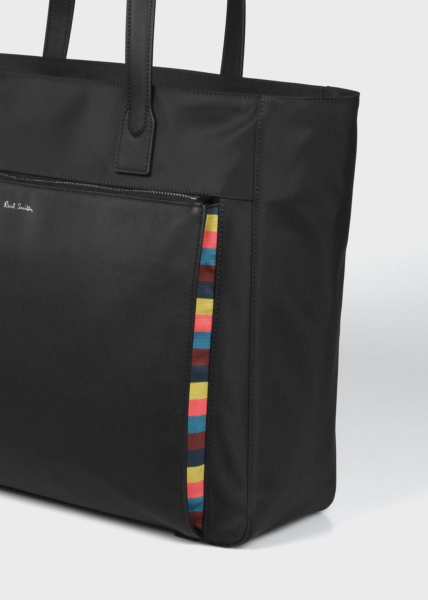 Paul Smith ポールスミス トートバッグ ごつく ハンドバッグ 黒 ナイロン