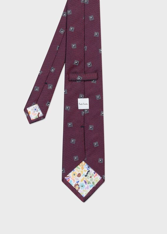 ポールスミス ネクタイ Paul Smith PS202 チェック ボルドー