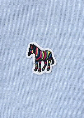 Sports Stripe Zebra” ワンポイント 長袖シャツ（ライトブルー） ｜ポール・スミス