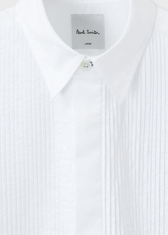 paul smith(BLACK) シャツ Black Organic Cotton Zebra Logo Long-Sleeve T-Shirt