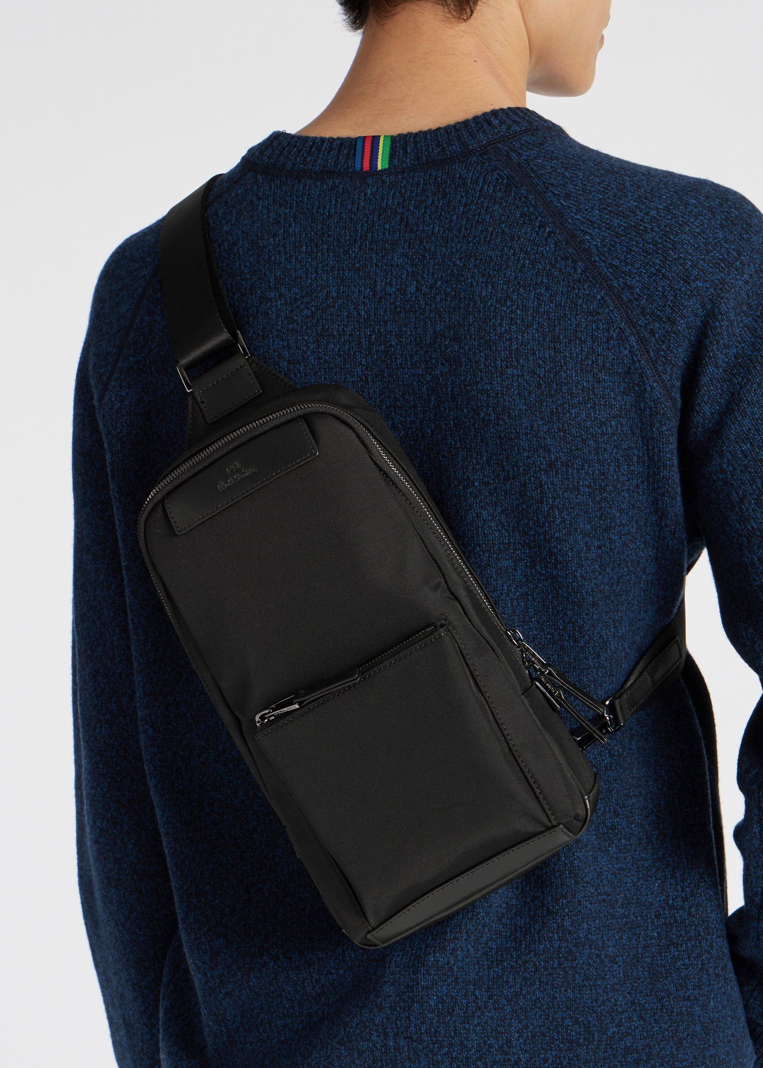 PS Paul Smith ビジネス ナイロン ボディバッグ