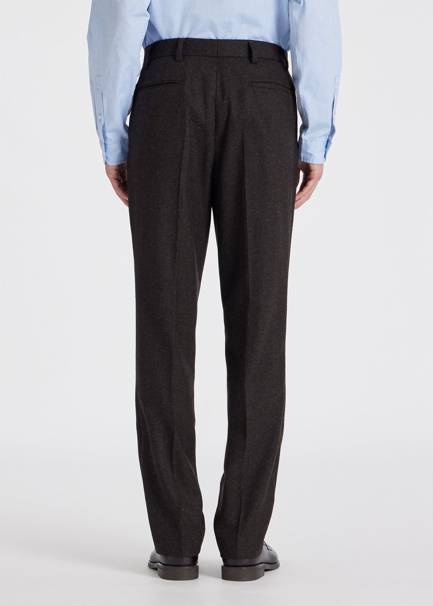 メランジウール テーパード トラウザーズ