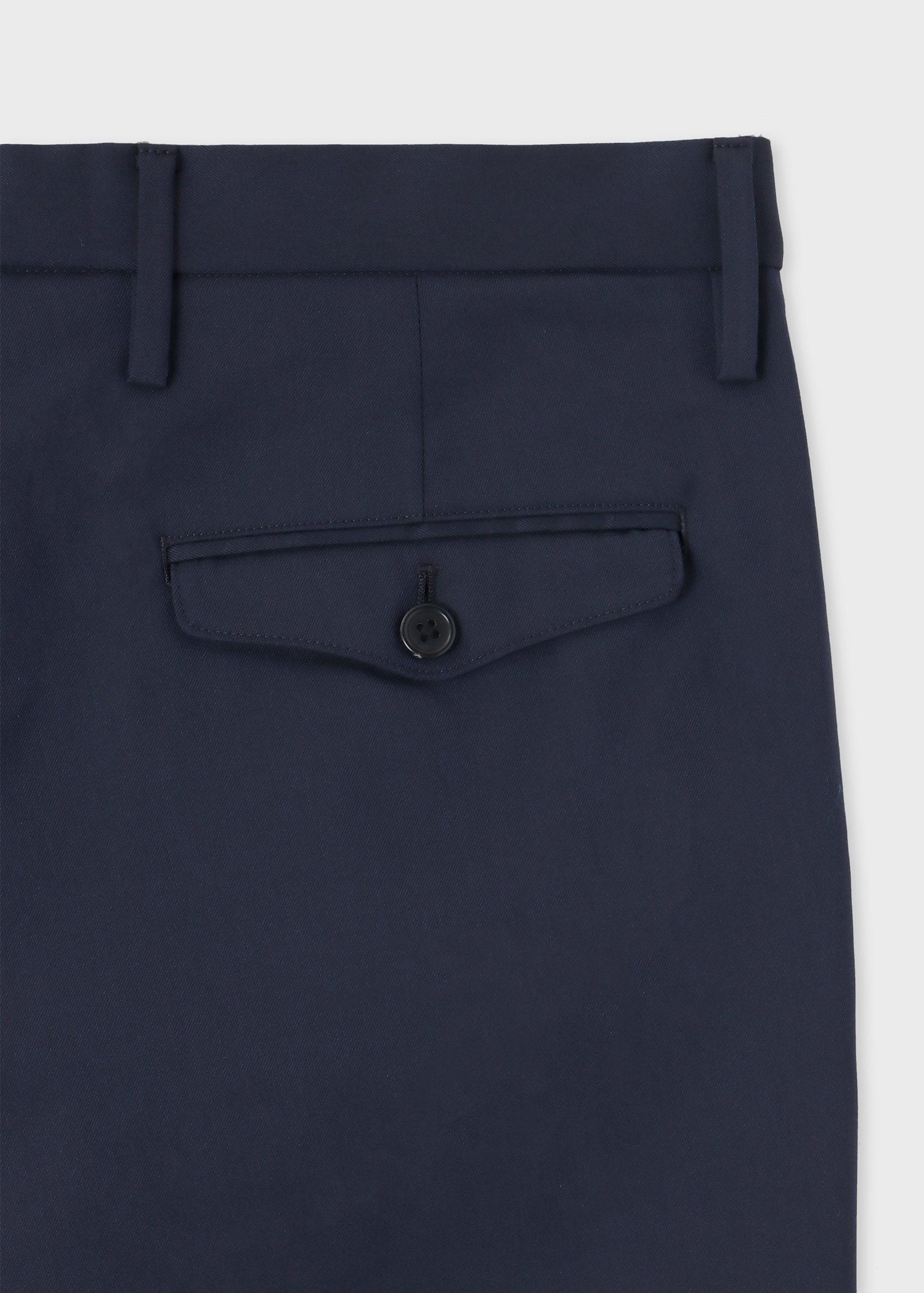 新品☆PS Paul Smith コットン ストレッチ トラウザース☆紺☆XL