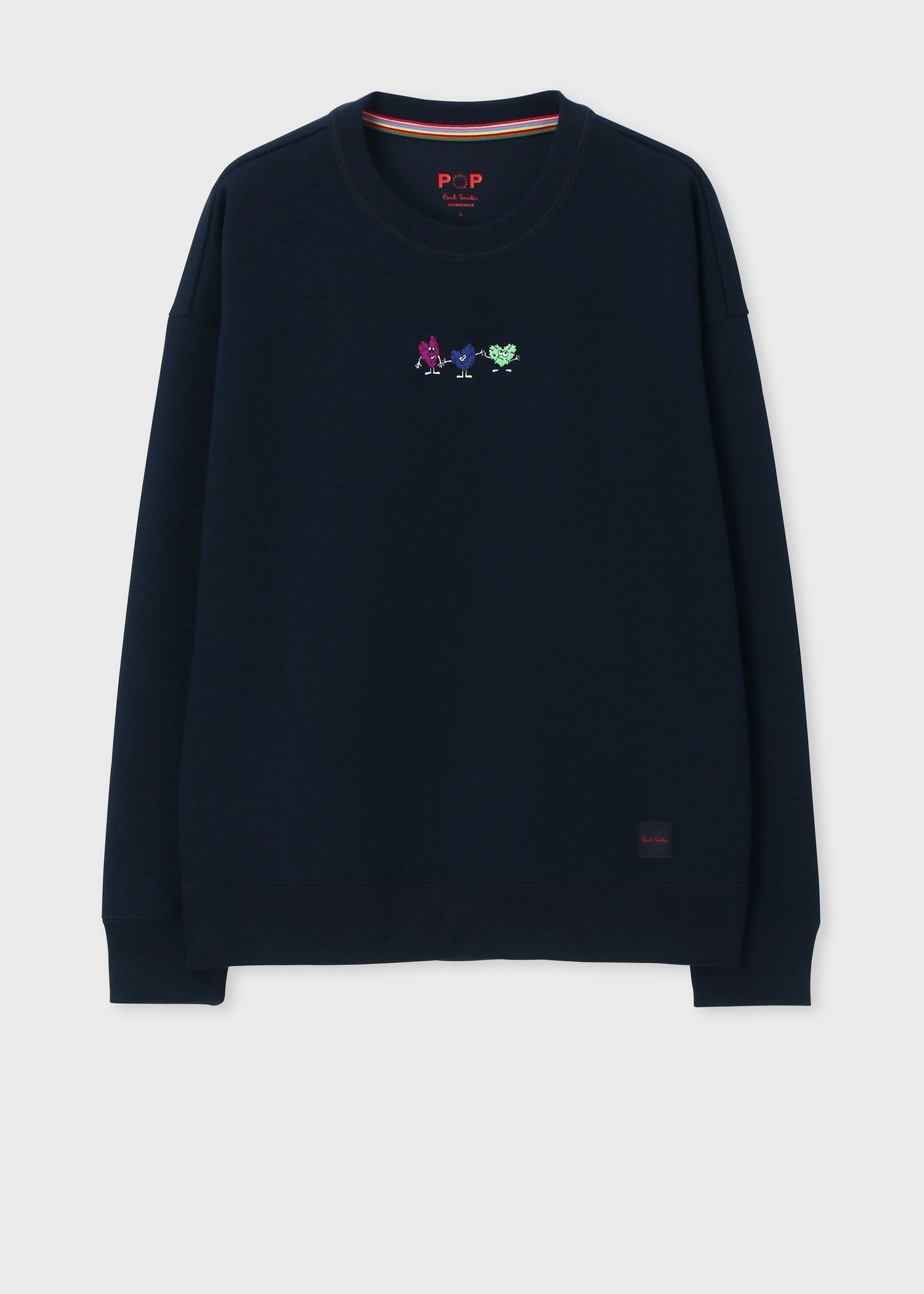 エステルレーヨンダンボール ロングスリーブTシャツ（ネイビー） ｜ポール・スミス