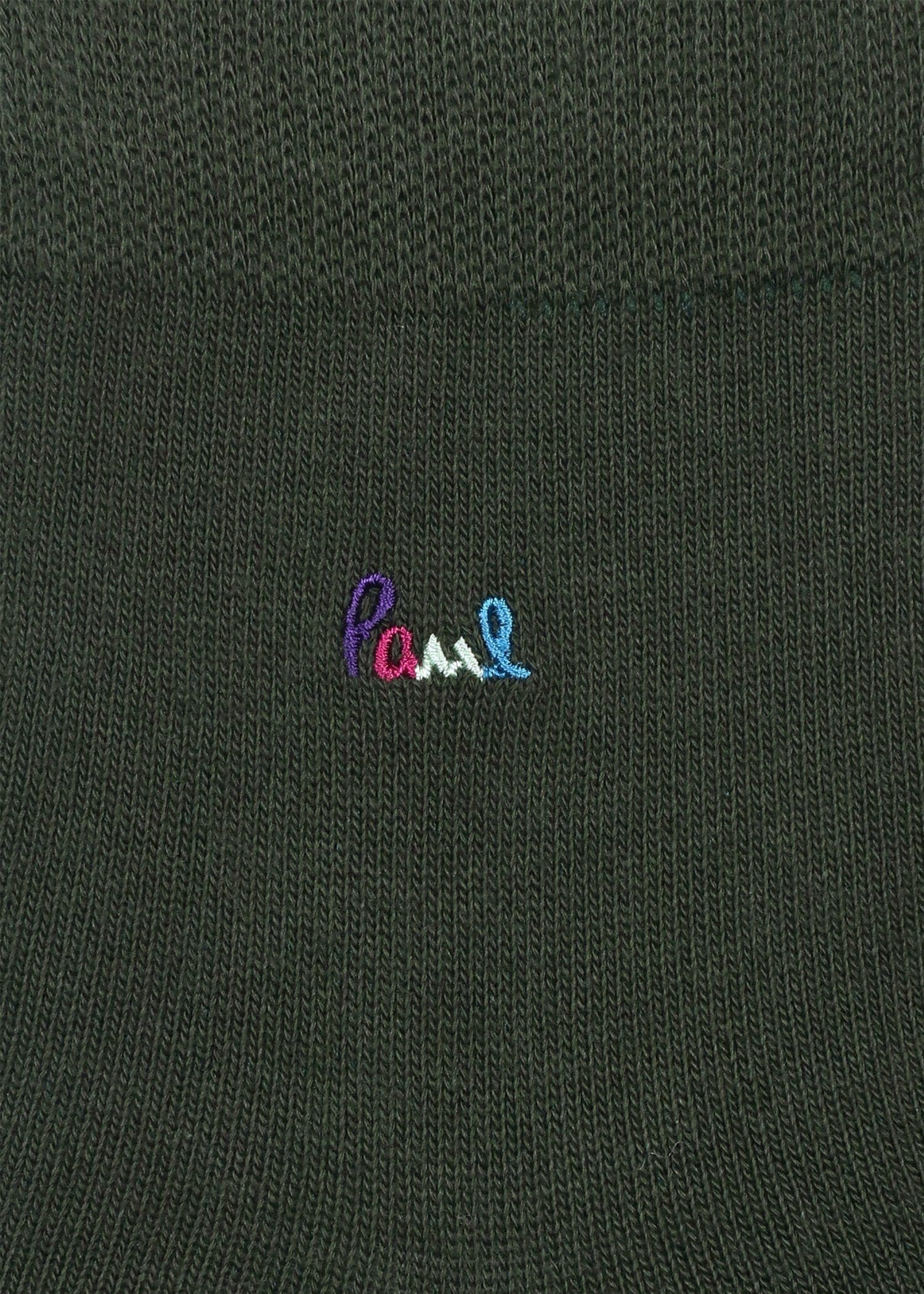 ウィメンズ "Paul Smith" カラフル ロゴ エンブロイダリー ソックス