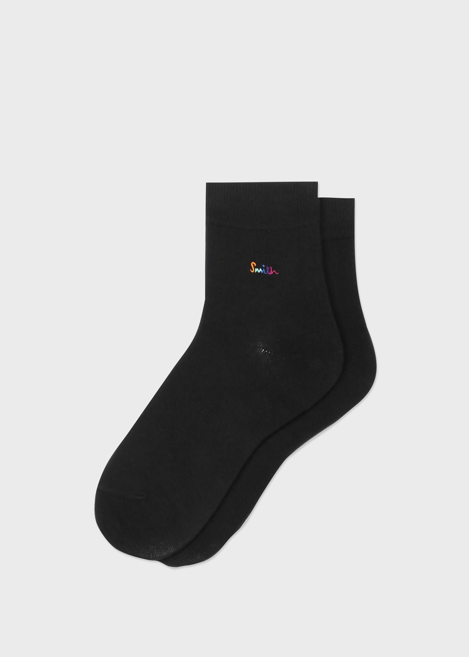 ウィメンズ "Paul Smith" カラフル ロゴ エンブロイダリー ソックス