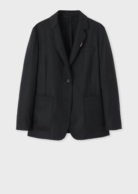 ウィメンズ ソリッド ウールストレッチ ジャケット 'A Suit To Travel In'