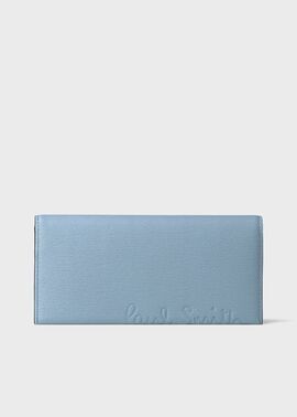 人気新品入荷 クロップドロゴ 長財布（サックスブルー） ｜ポール・スミス スーツ