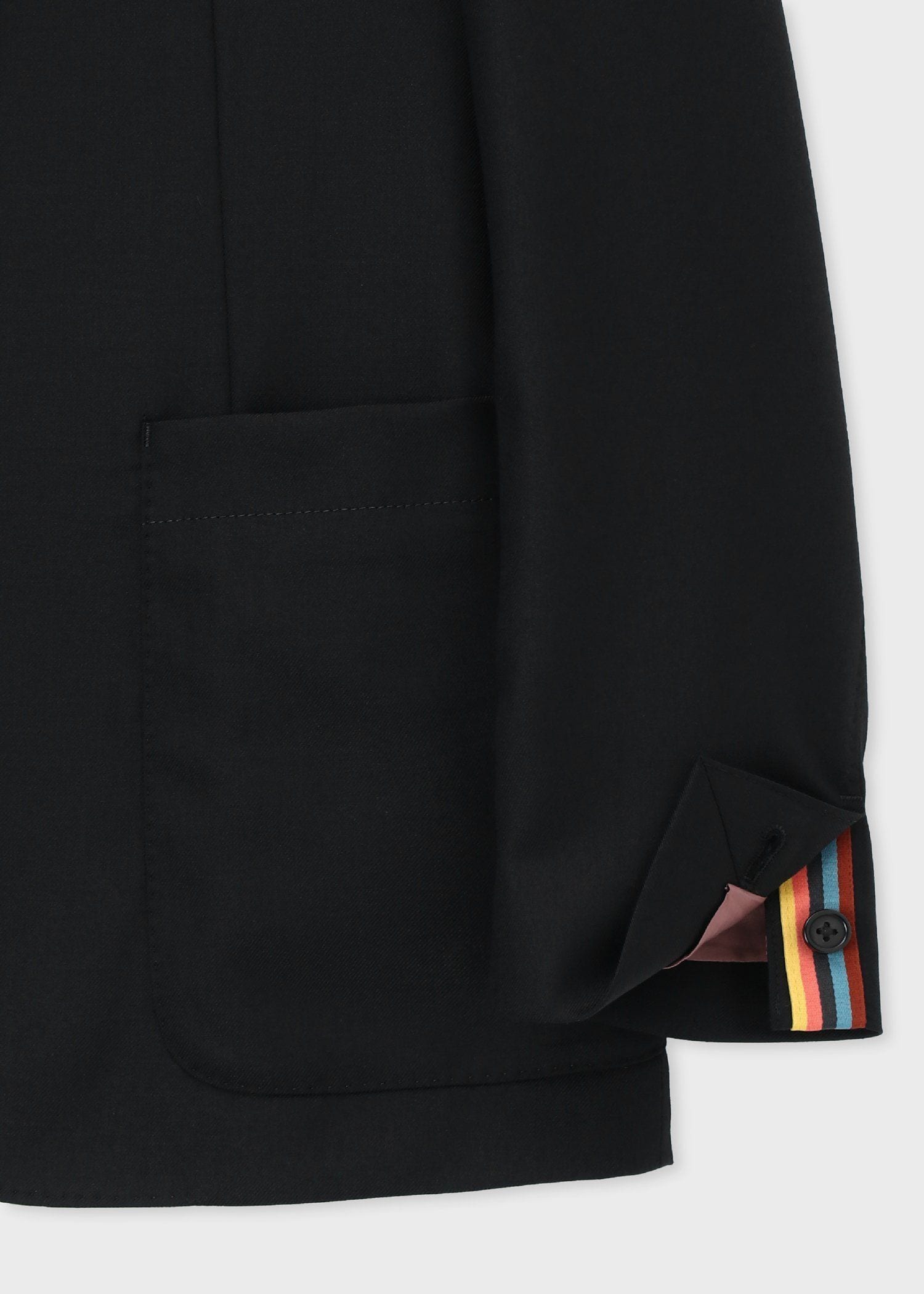 ソリッド ウールストレッチ ジャケット 'A Suit To Travel In