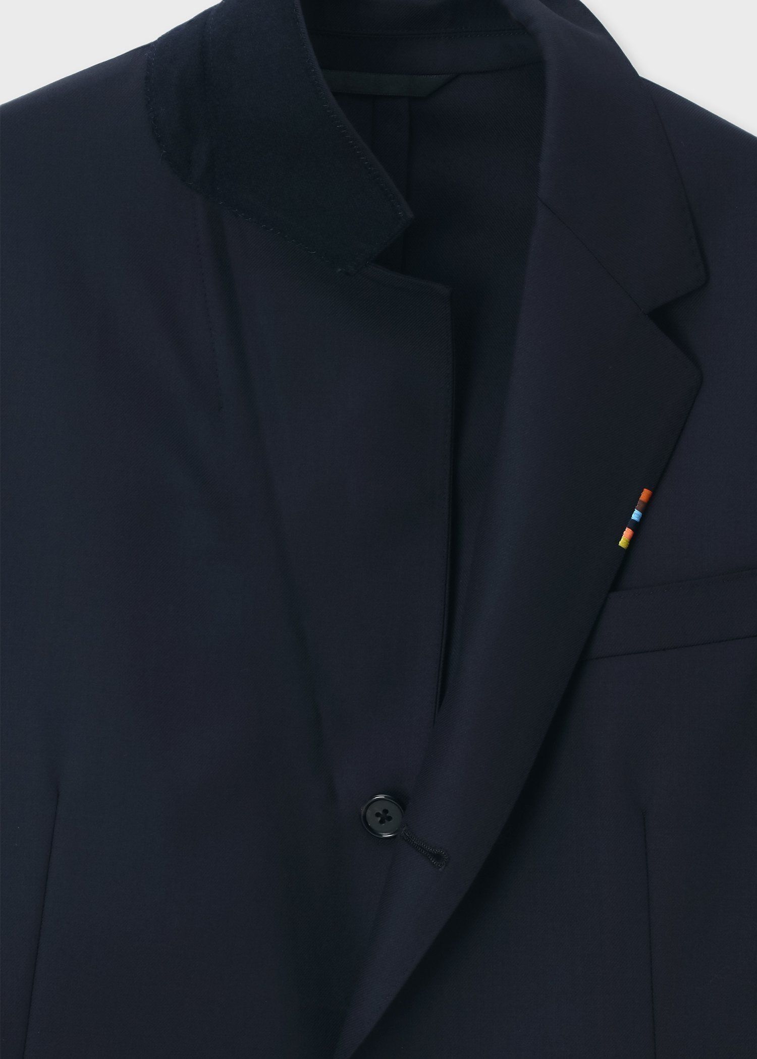 ソリッド ウールストレッチ ジャケット 'A Suit To Travel In'
