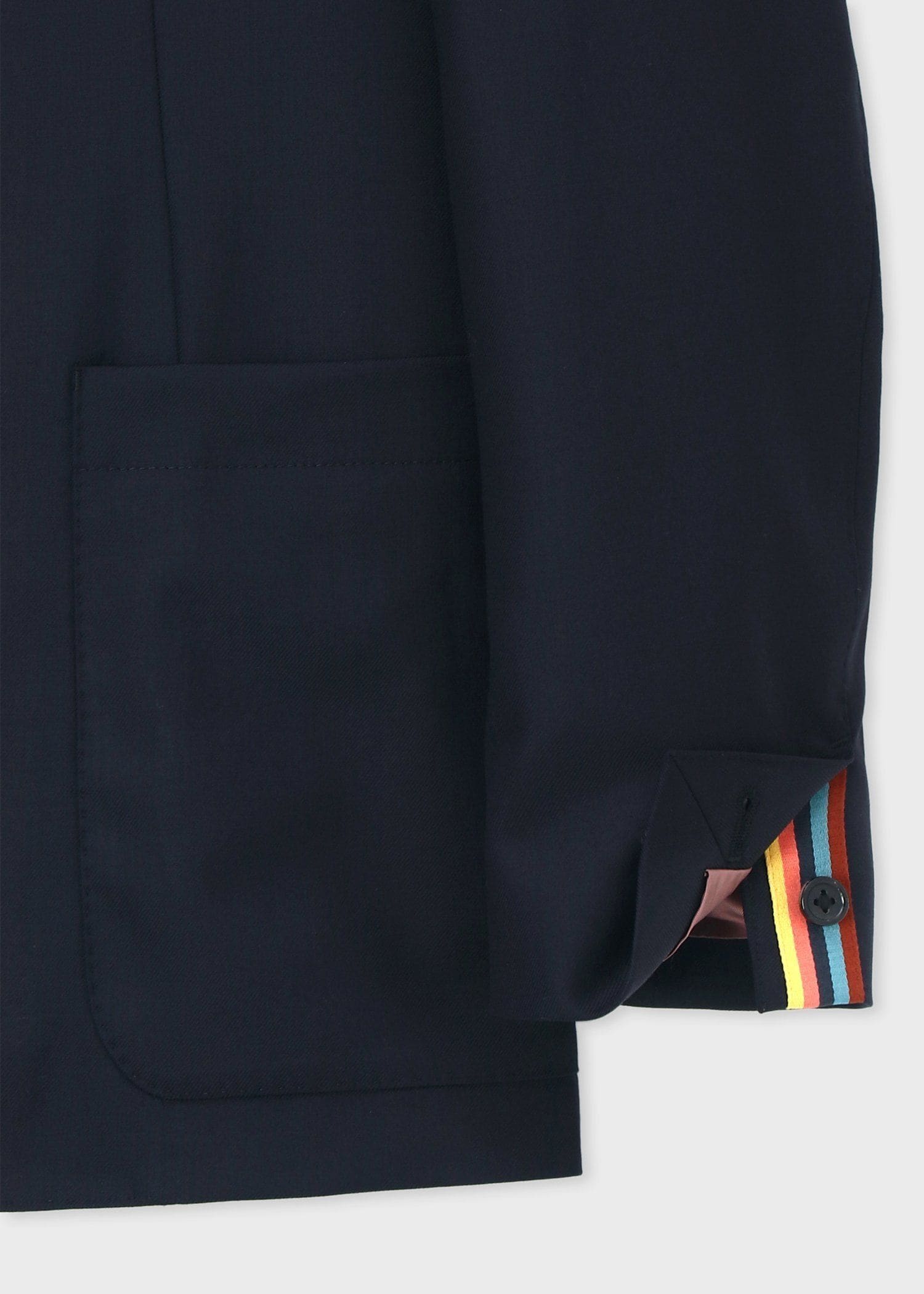 ソリッド ウールストレッチ ジャケット 'A Suit To Travel In'